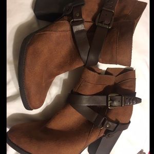 Brown booties